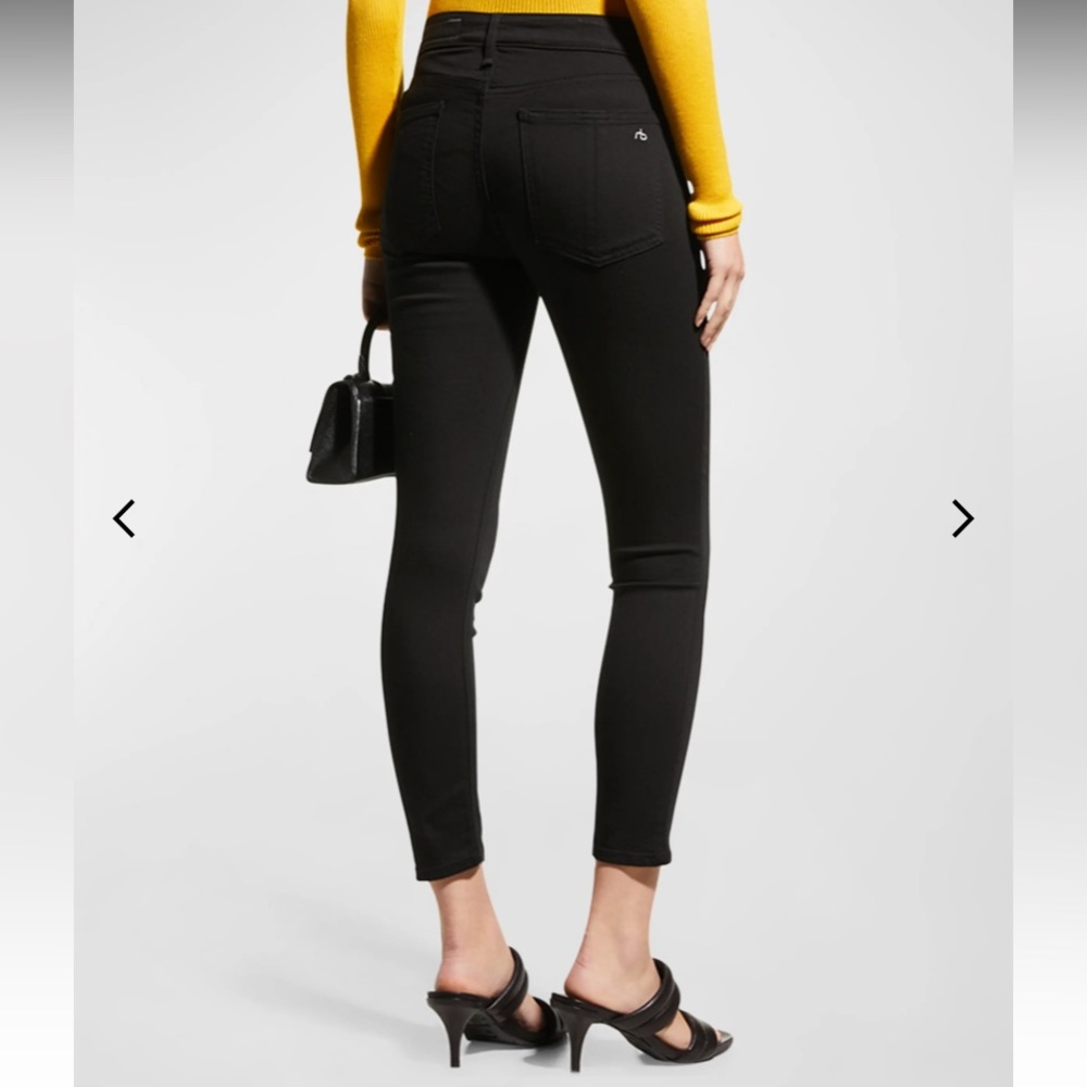 Rag & Bone women’s black cropped Capri Jeans